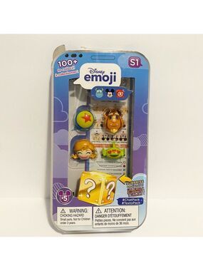 New Disney Emoji Blind Box Set Pixar Toy Story Frozen Beast Gift 2017 Toy Lot
